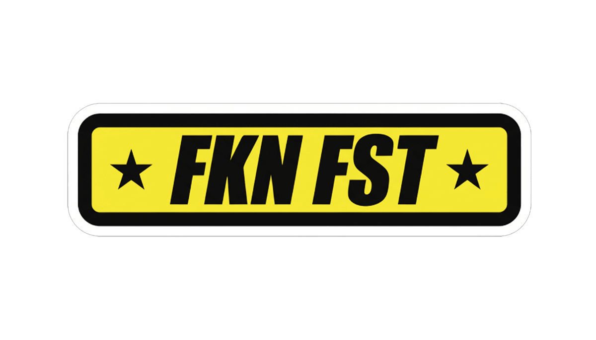 FKN FST Racing Vinyl Sticker