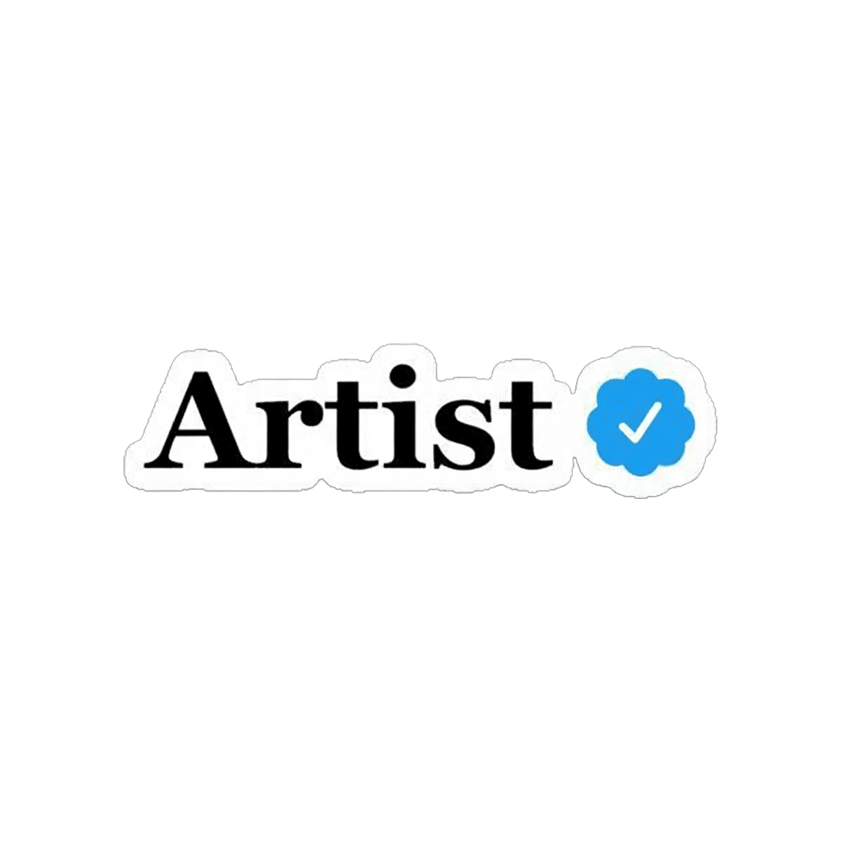 Artist Verified Sticker – Creative Badge Aesthetic Decal