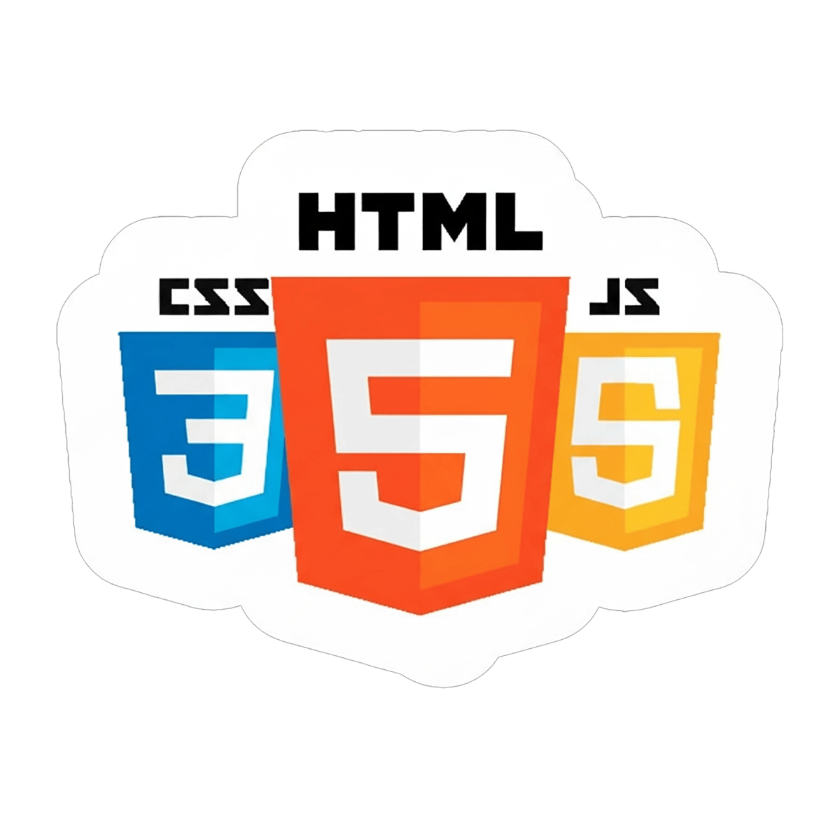 HTML CSS JavaScript Sticker – Frontend Developer Design