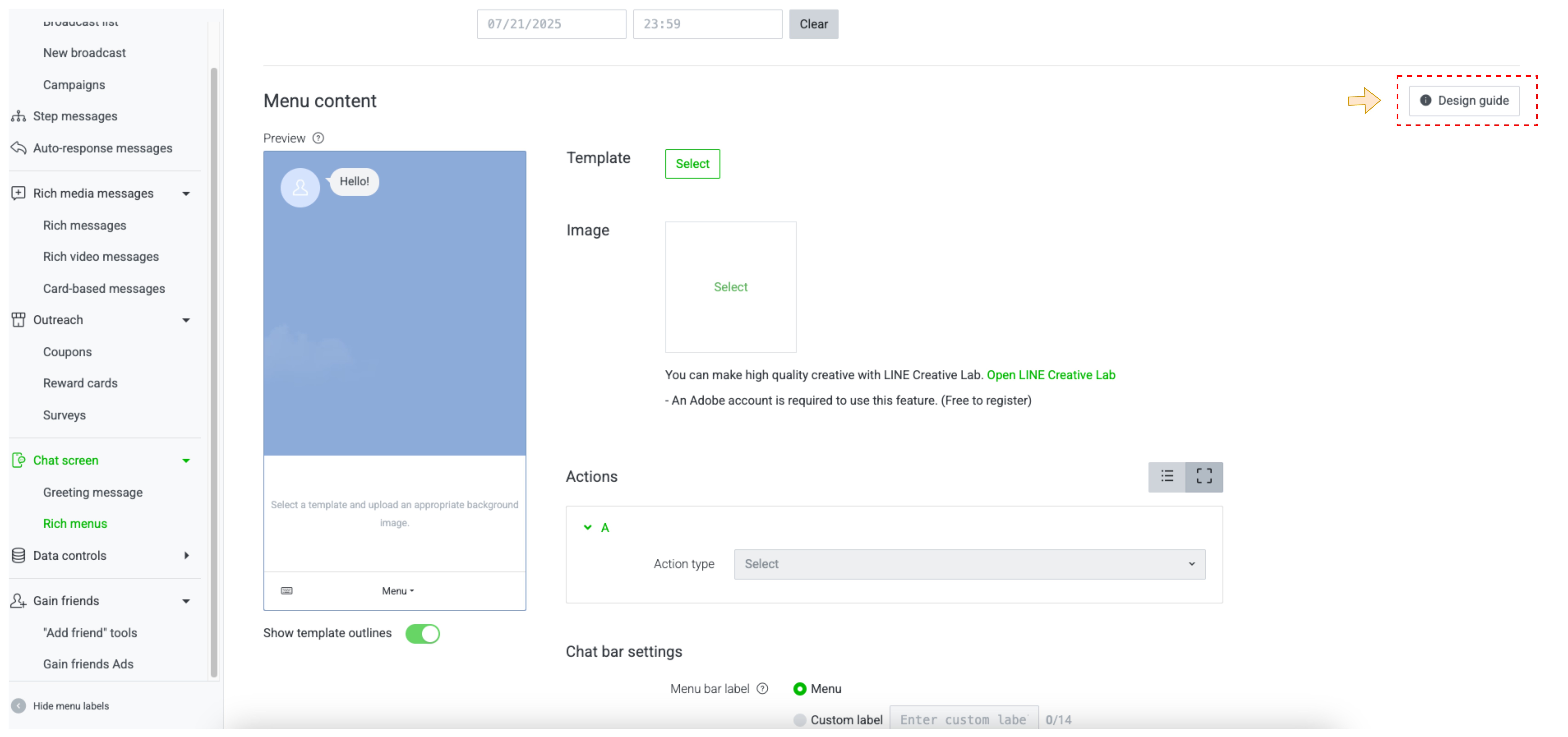 LINE Design guide