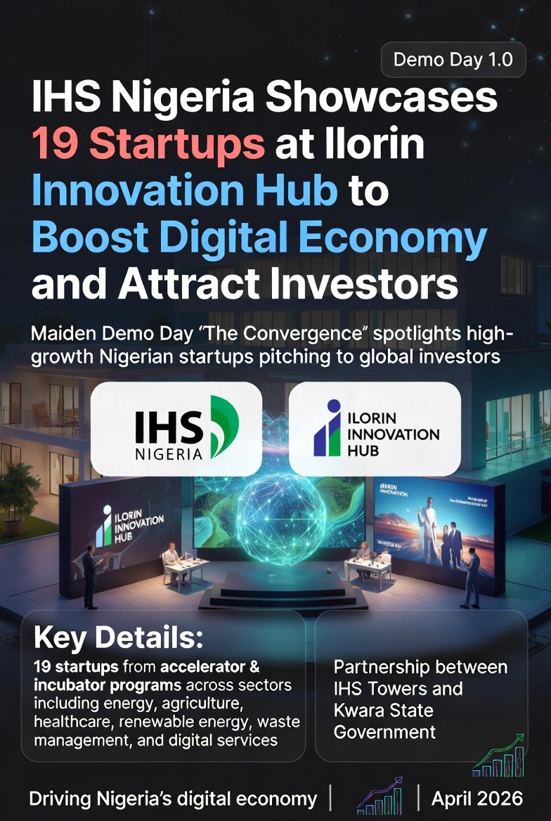 IHS Nigeria Showcases 19 Startups at Ilorin Innovation Hub to Boost Digital Economy and Attract Investors