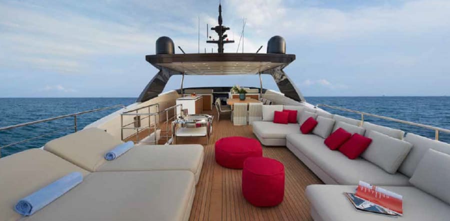 Flybridge installation - Sanlorenzo SL104 - Techimpex
