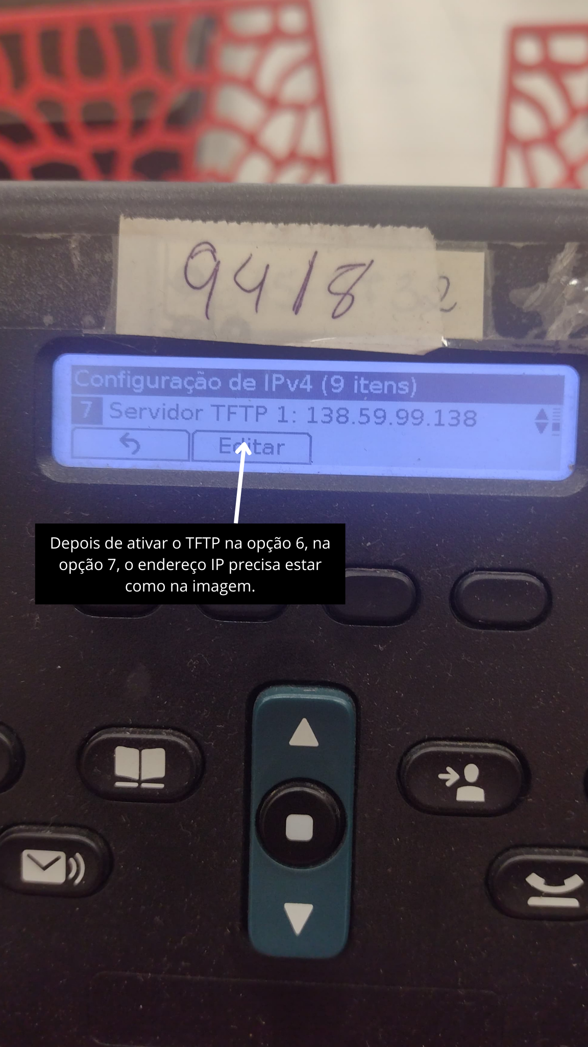 Passo 6 - Configurar IP