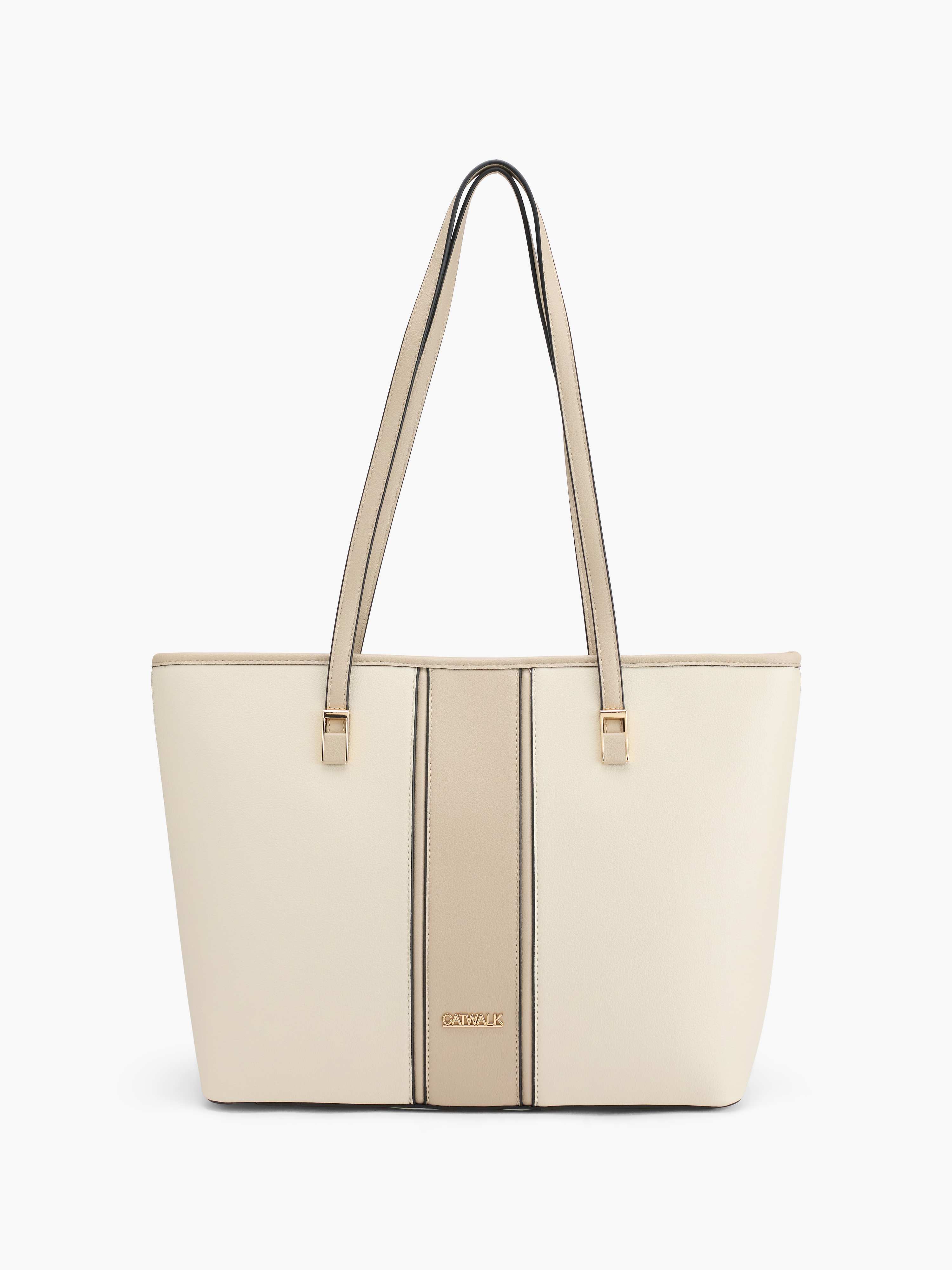 Elegante Shopper-Tasche in Weiß der Marke Catwalk