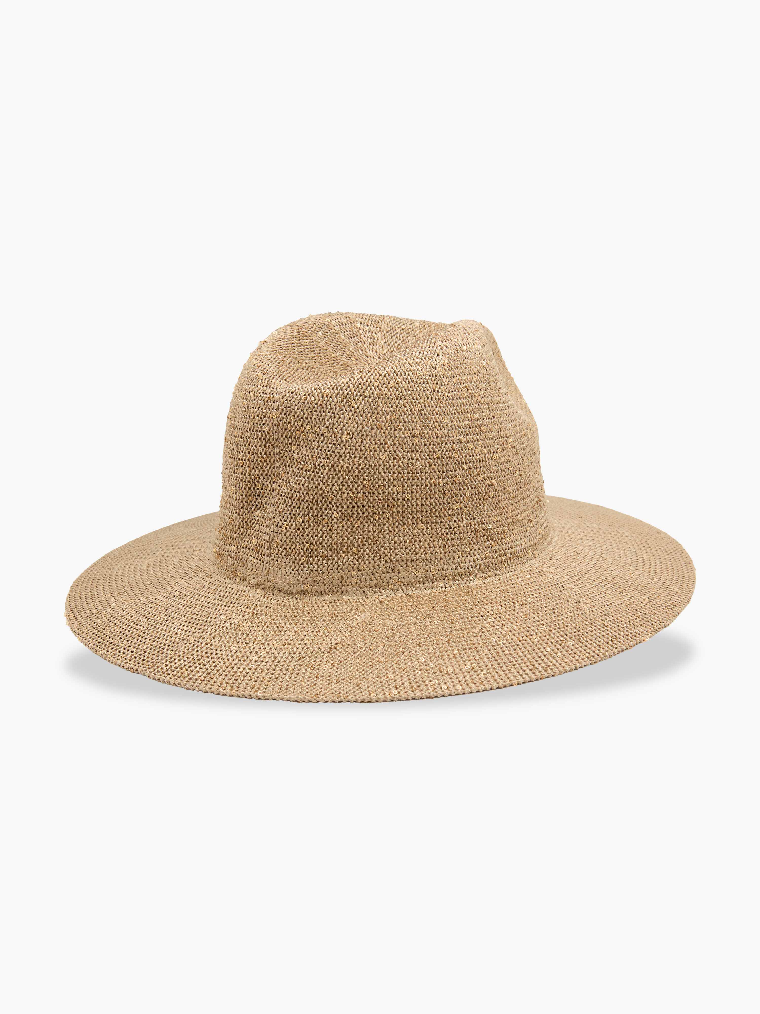 Hell-beiger Strohhut in Basic-Look