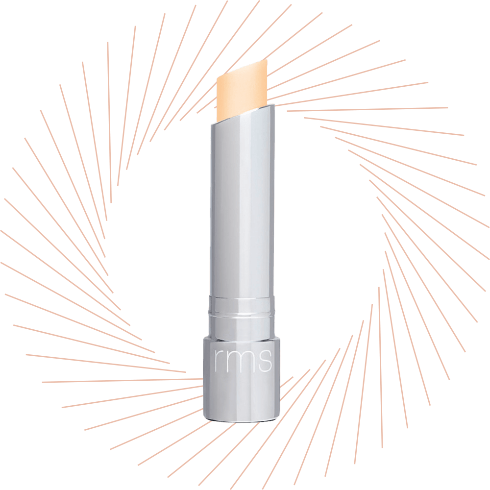 Weiß-silberner Lipbalm der Marke RMS Beauty