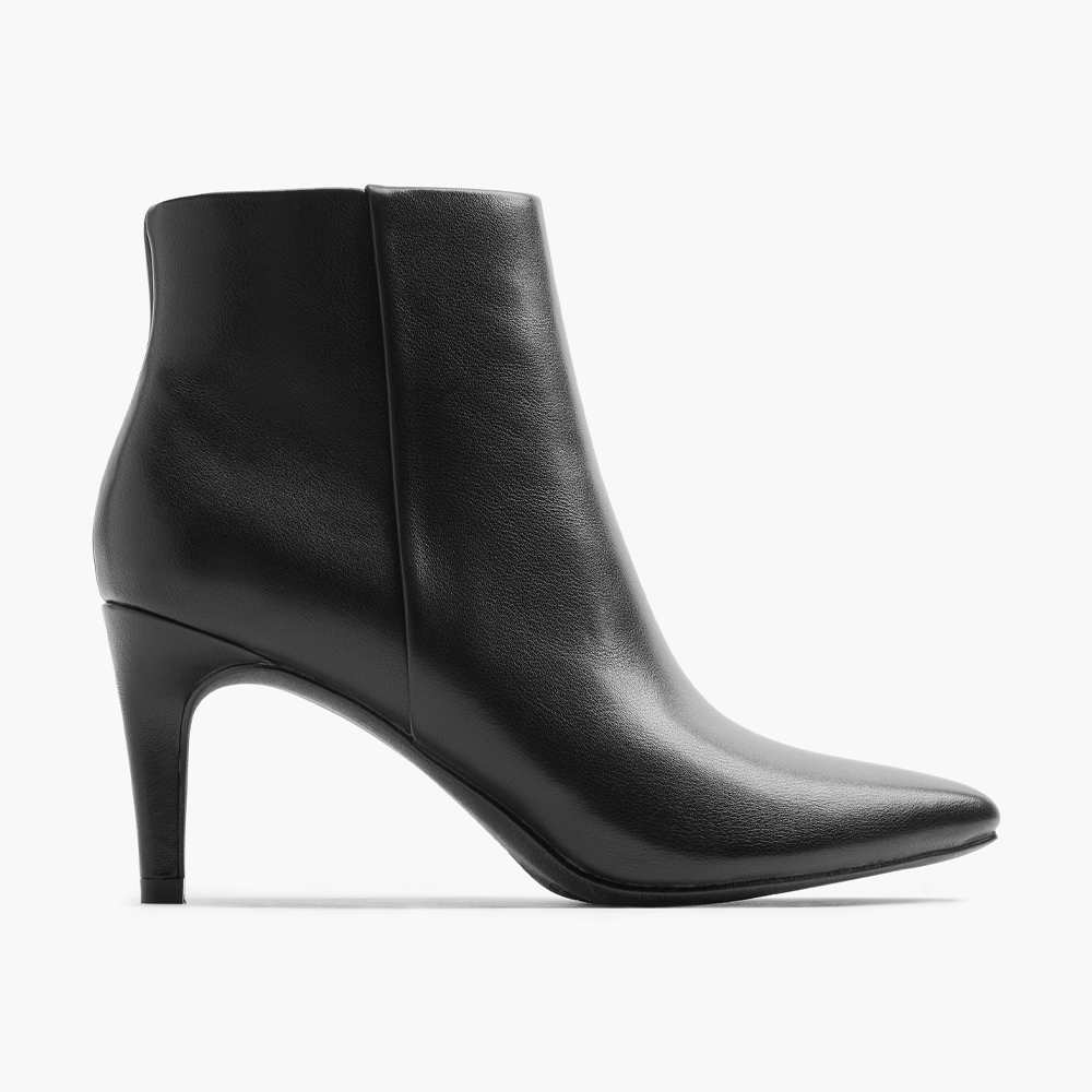 Schwarzer Stiletto-Schuh 