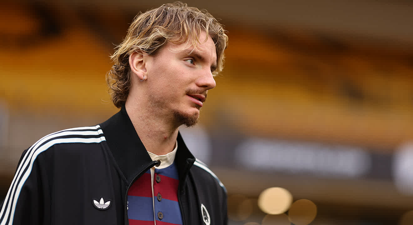 Fußballer Nick Woltemade im Trikot von Newcastle United