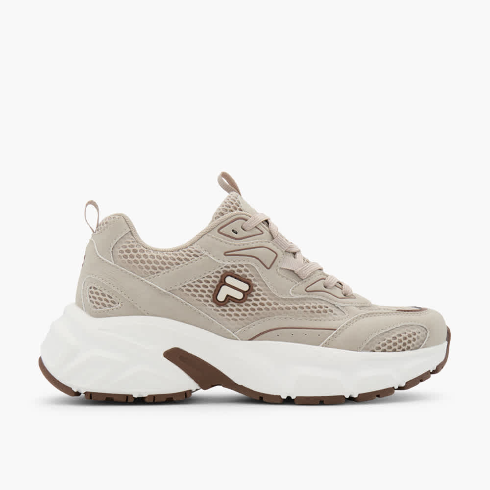 Grau-weißer FILA-Sneaker mit dicker Sohle