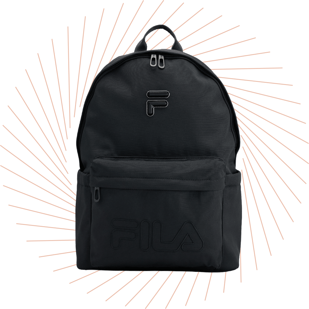 Schwarzer FILA-Rucksack