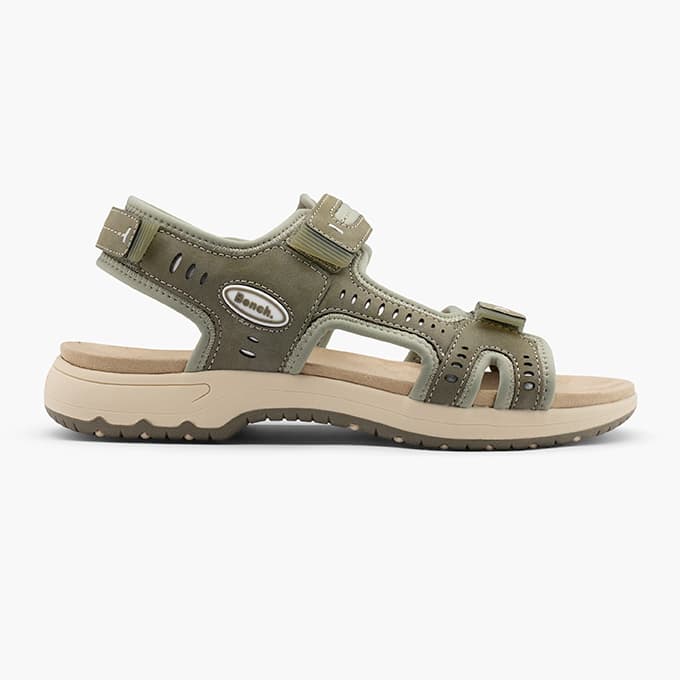 Bench Trekking-Sandalen mit Grünem Verschluss