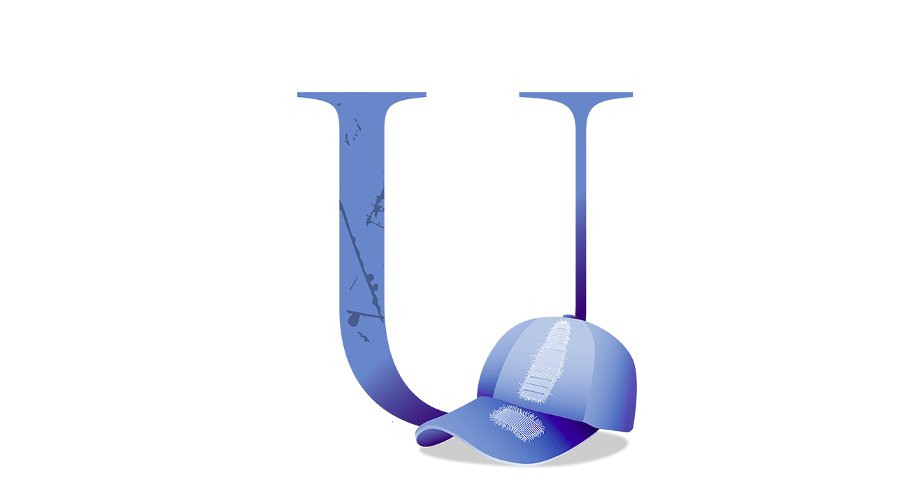 Illustration des Buchstabens U, symbolisch für den Used-Look