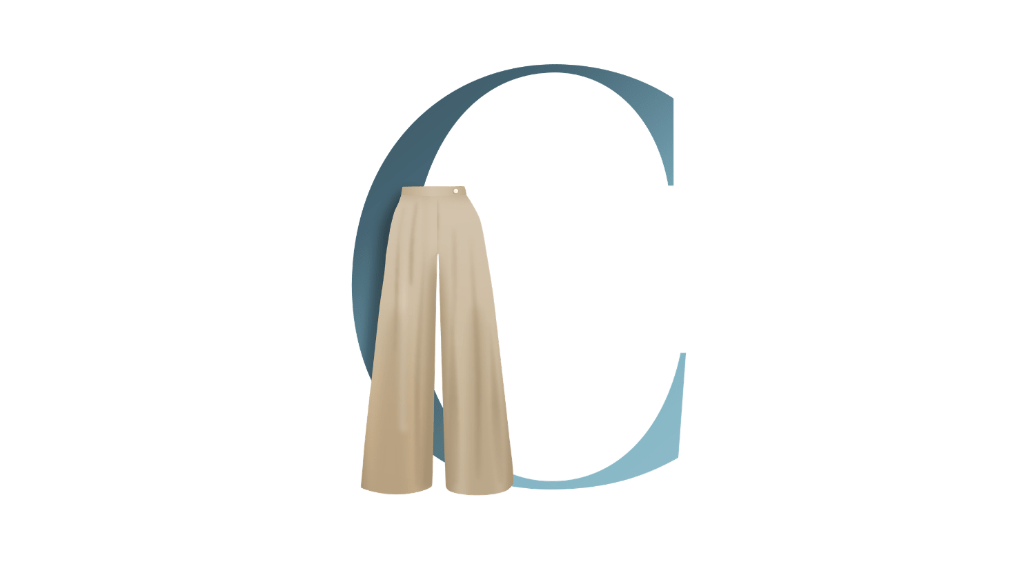 Illustration des Buchstabens C, symbolisch für die Culotte