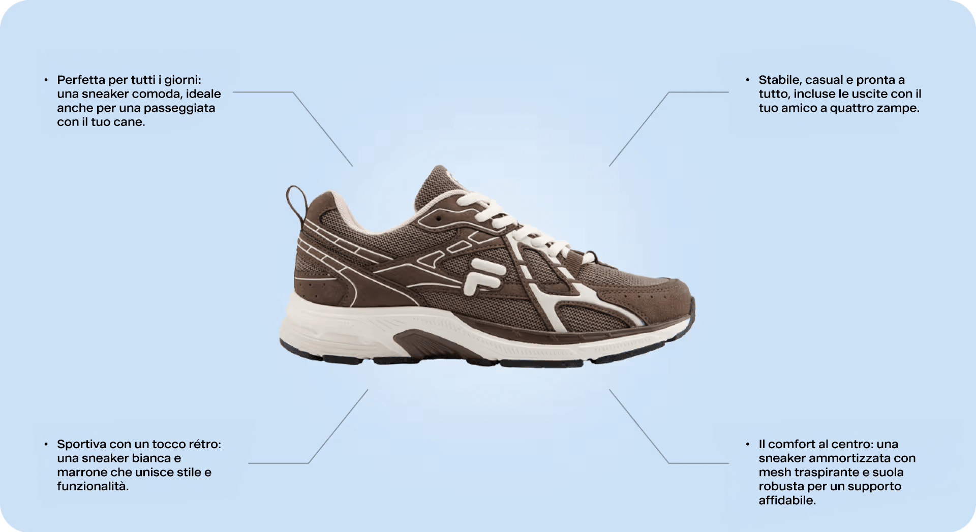 Scarpa FILA come immagine ritagliata
