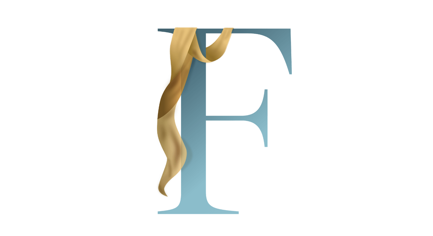 Illustration des Buchstabens F, symbolisch für Fluid Fashion