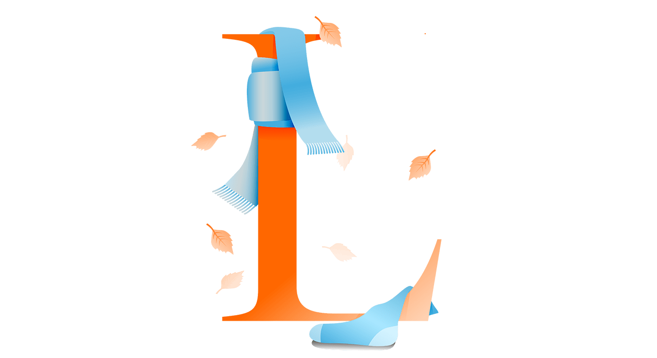 Illustration des Buchstabens L, symbolisch für Layering