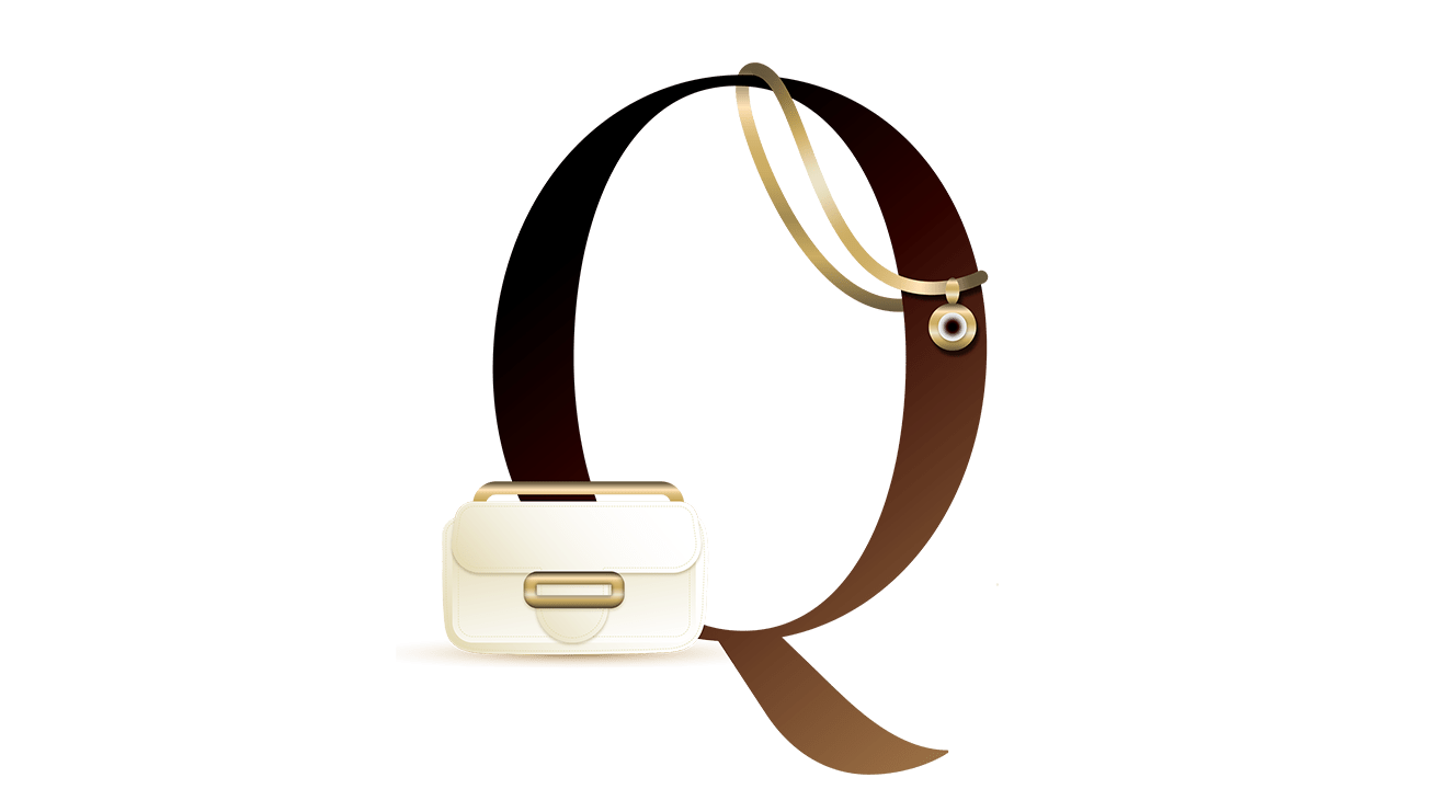 Illustration des Buchstabens Q, symbolisch für Quiet Luxury