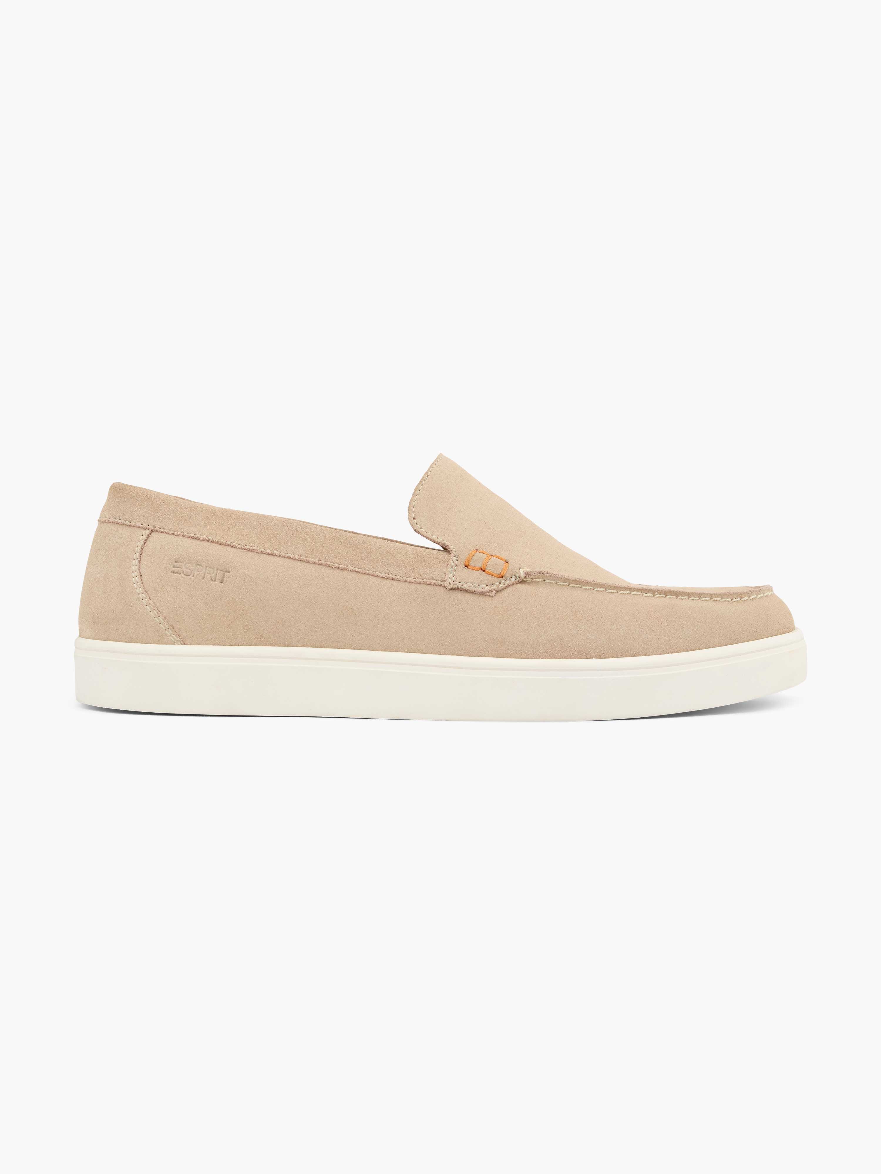 Cremefarbener Männer-Slipper für den Business-Look