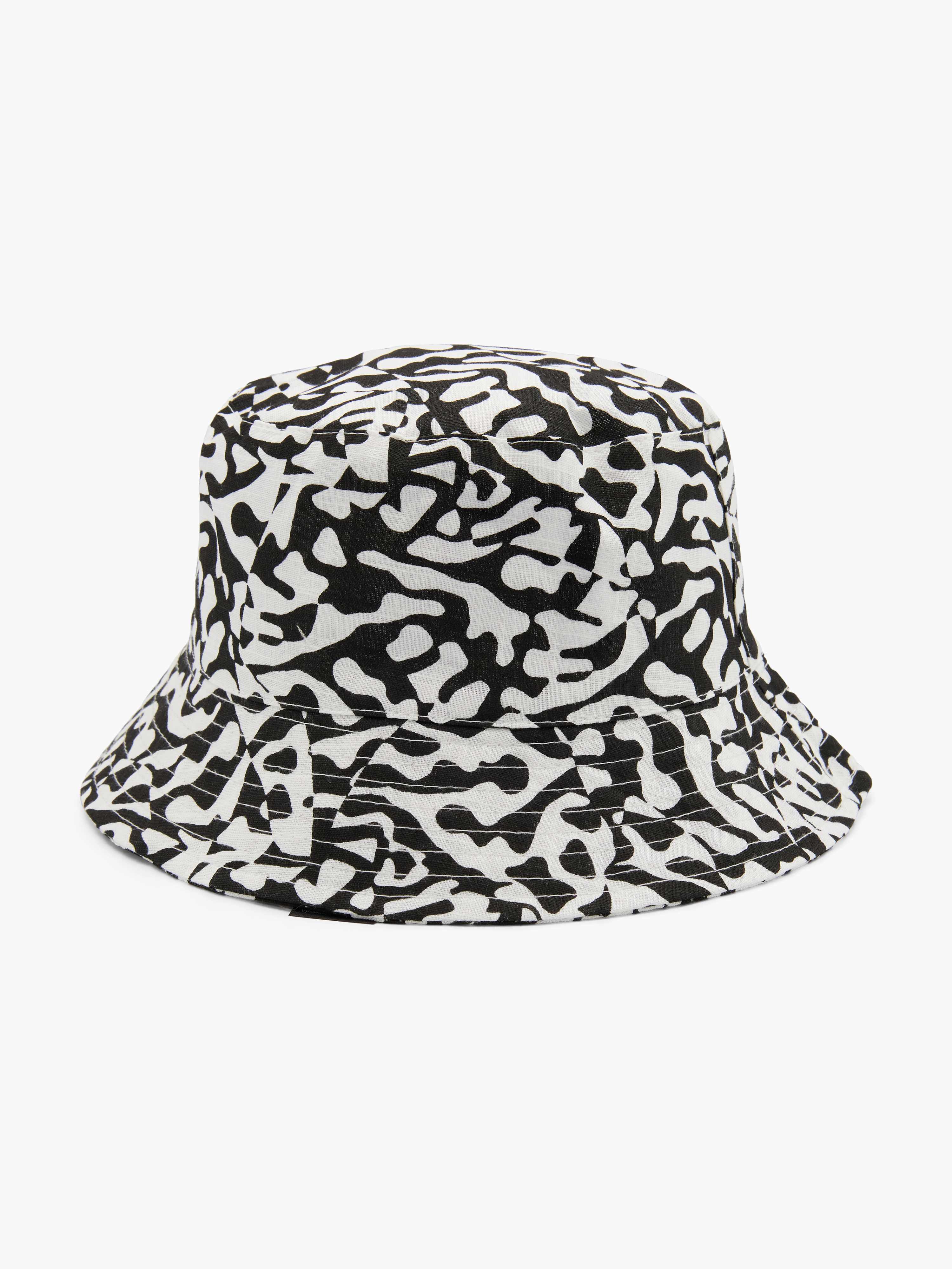 Bucket Hat im Zebra-Look