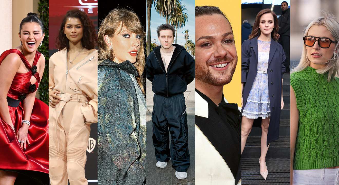 Collage mit den Gesichtern mehrerer Prominenter wie Emma Watson und Taylor Swift