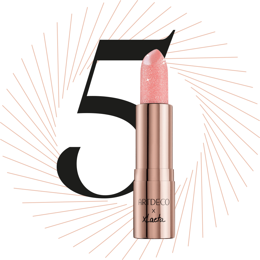 Glitzer-Lippenstift "Let Me Glam You“ von ARTDECO X x Laeta