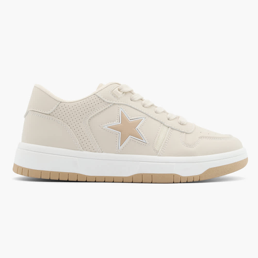 Sneaker in Farbe Off-White