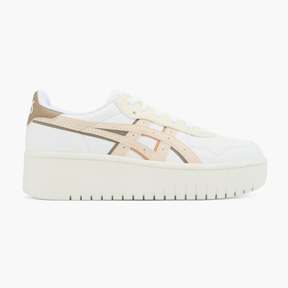 Beigefarbener Retro-Sneaker