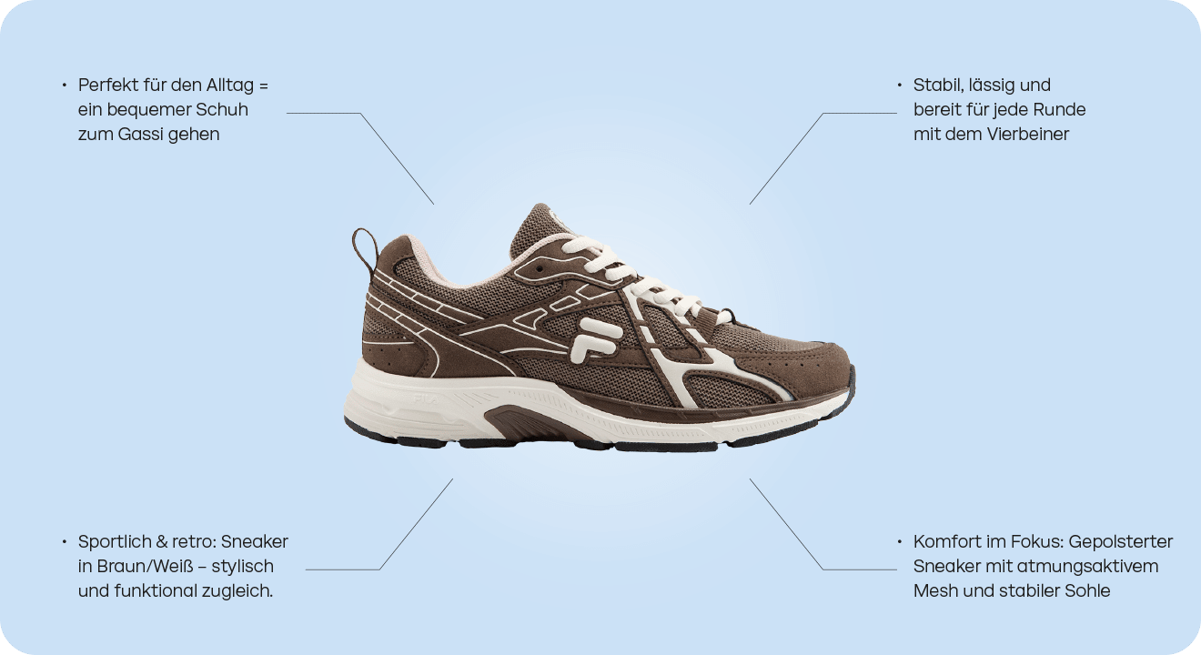FILA-Schuh als Freisteller