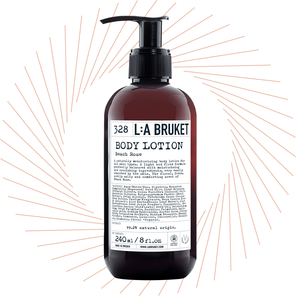 Flasche Bodylotion der Marke "La Bruket"