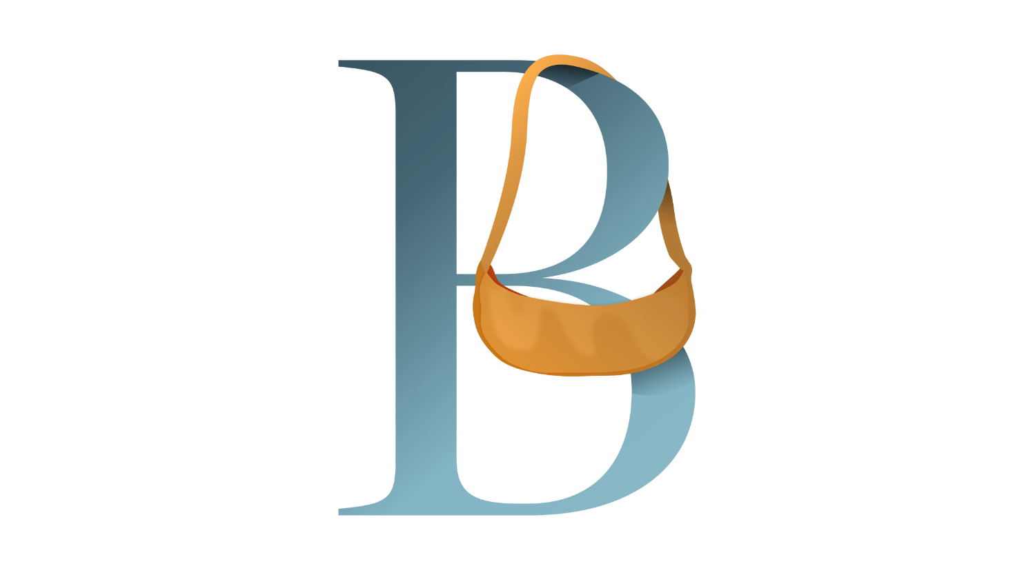 Illustration des Buchstabens B, symbolisch für ein Baguette Bag