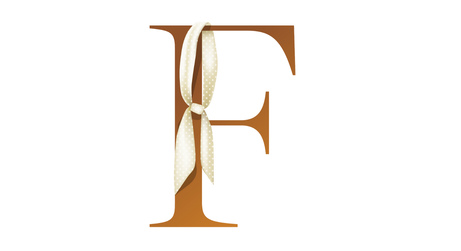 Illustration des Buchstabens F, symbolisch für Foulard