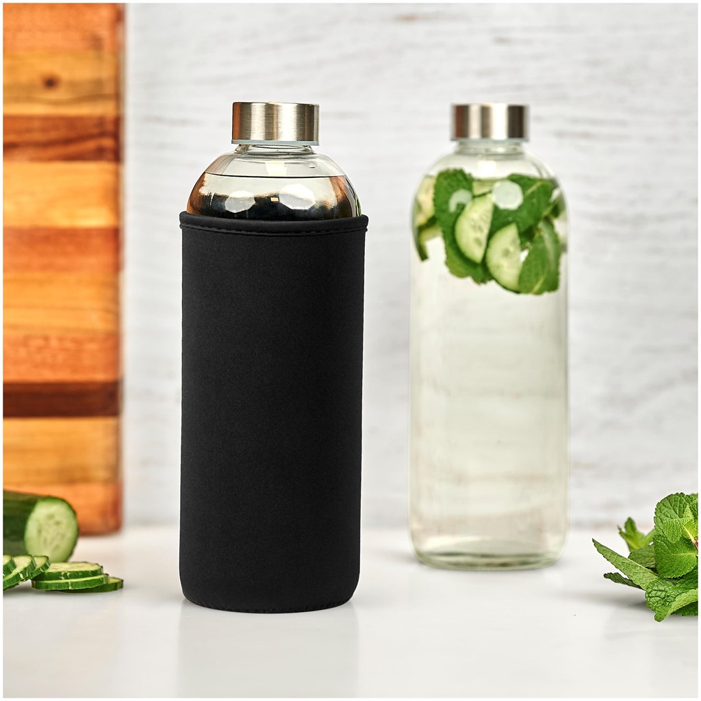 Jumbo Glass Water Bottle - 1 Litre
