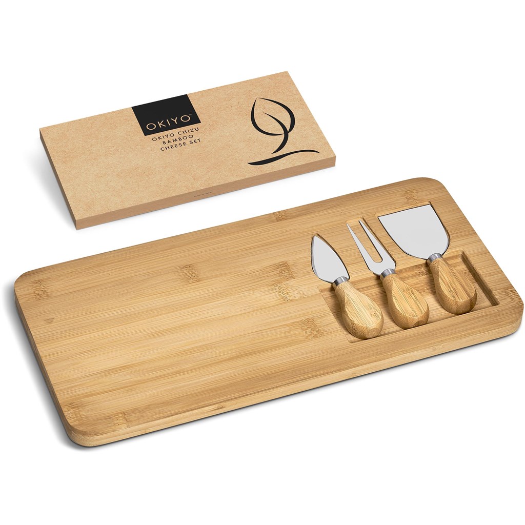 Chizu Bamboo Cheese Board Set - Image 6819da7c66839a50a0736656