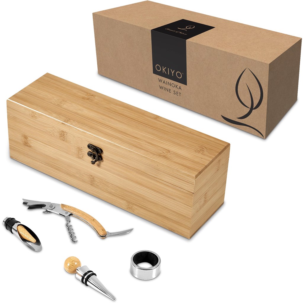 Wainoka Bamboo Wine Set - Image 6819ef4f66839a50a07367a9