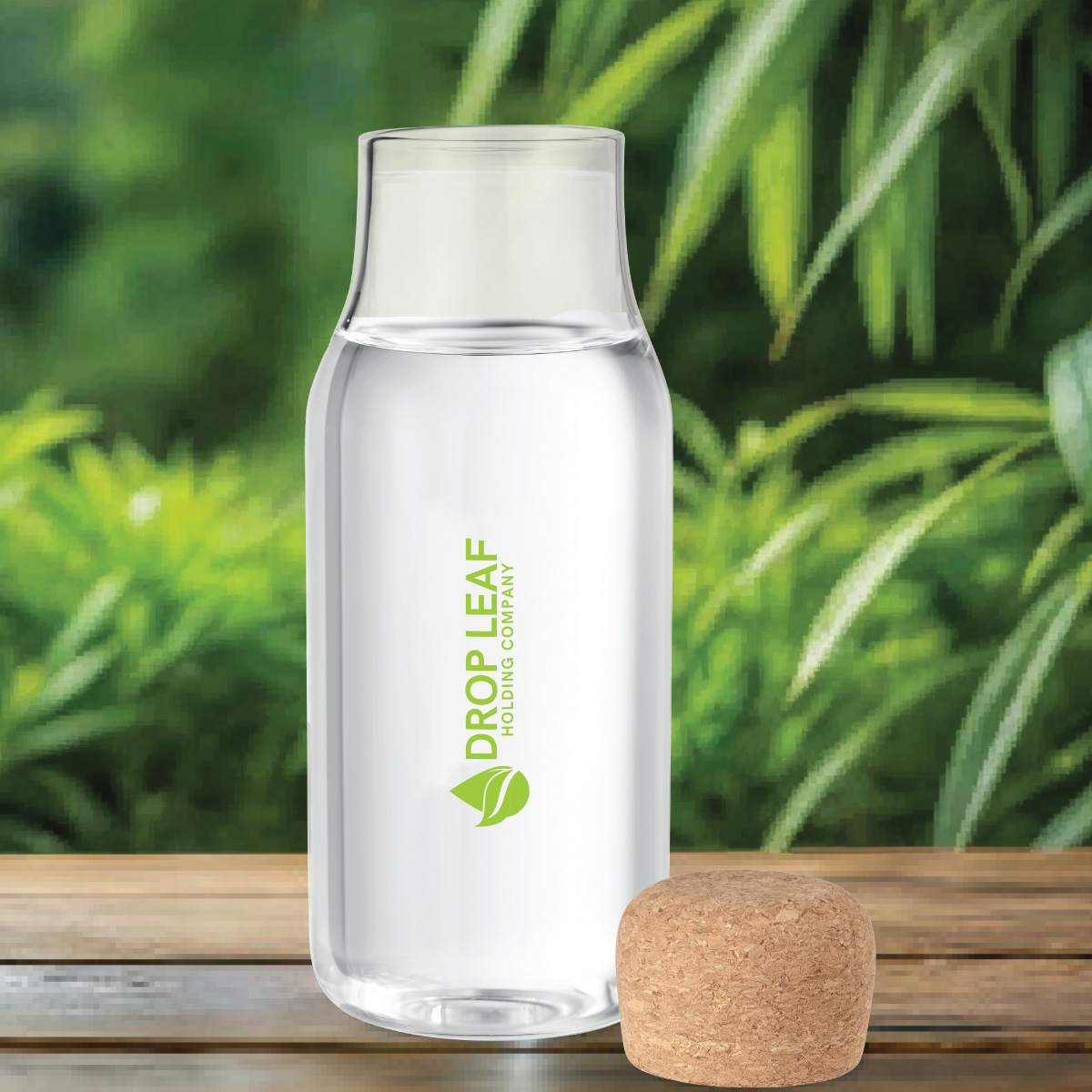 650ml Natural Glass Bottle