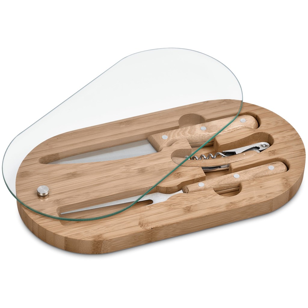 Suraisu Bamboo Food & Wine Set - Image 683dae8705e03dcae92505e7