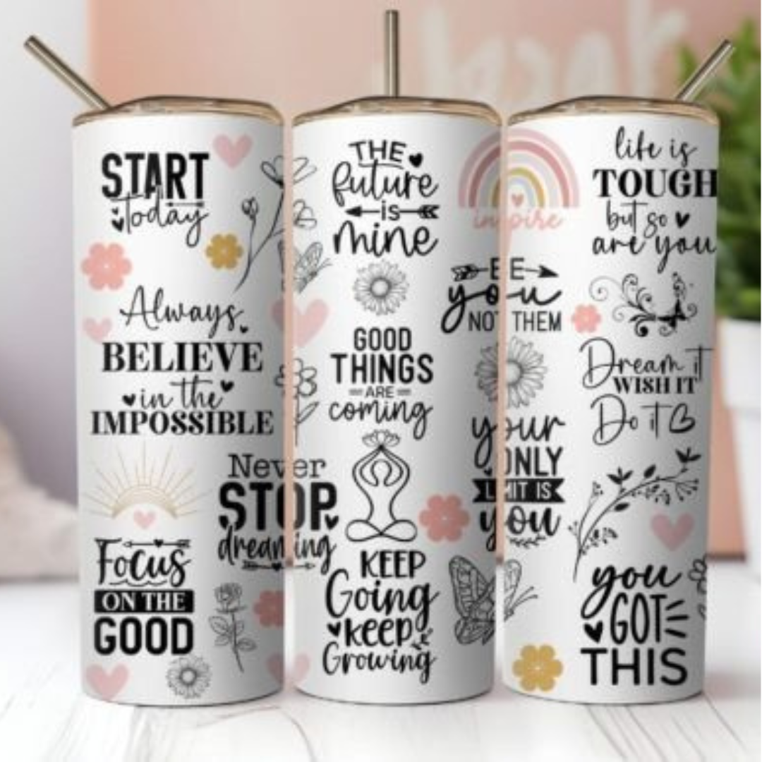 Positive Affirmations Tumbler