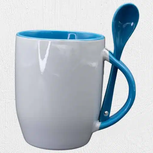 Mug with Spoon - Image 6889dc6cb8ab415cca234c5e