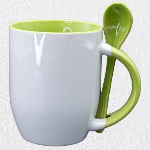 Mug with Spoon - Image 6889dc6db8ab415cca234c61