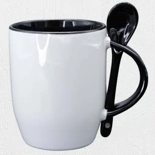 Mug with Spoon - Image 6889dc6cb8ab415cca234c5b