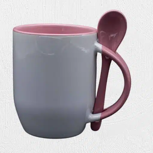Mug with Spoon - Image 6889dc9ab8ab415cca234c69
