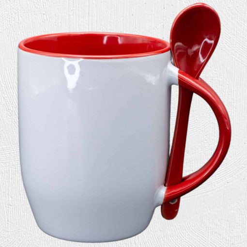 Mug with Spoon - Image 6889dc9ab8ab415cca234c66