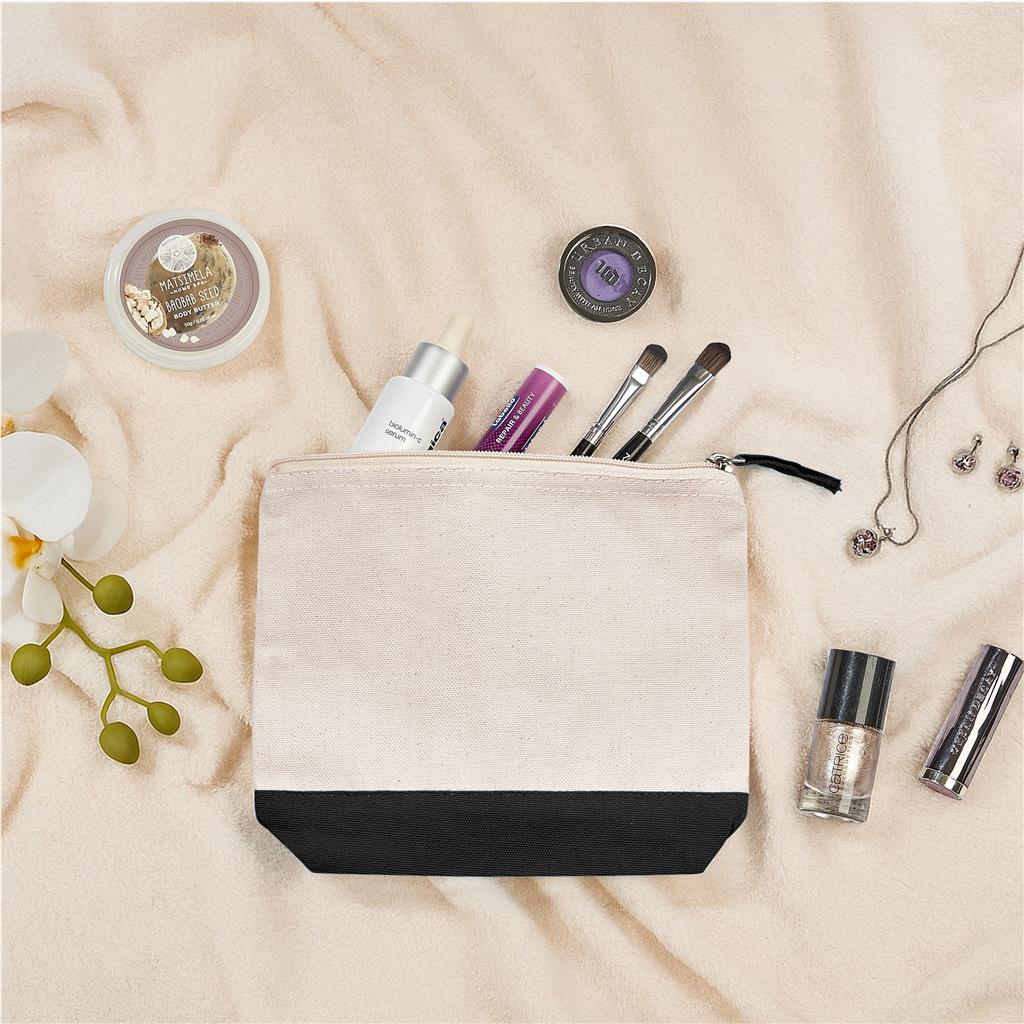 Cotton Cosmetic Bag