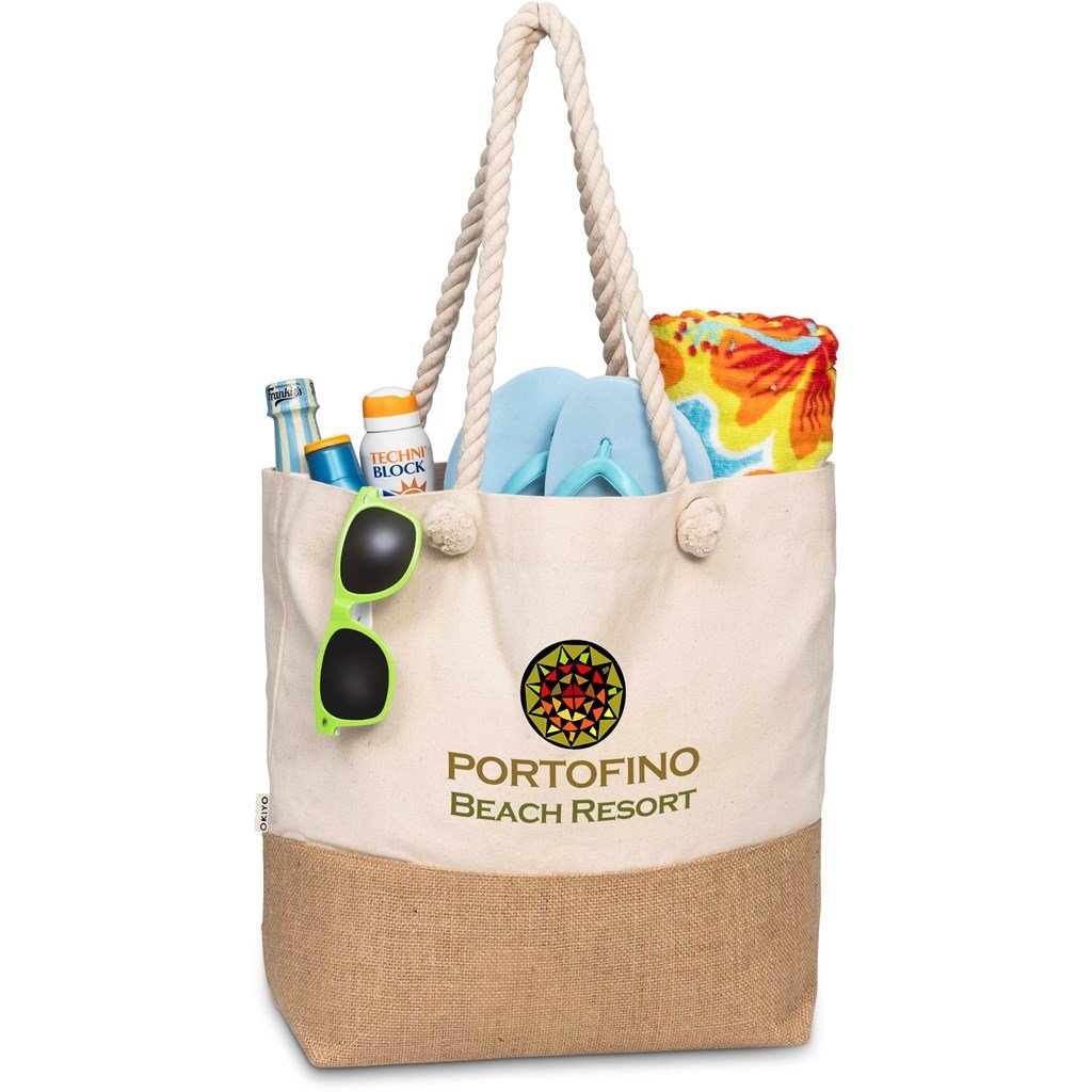 Suna Jute & Cotton Beach Bag - Image 68c15d557f9893bda60cd5d3