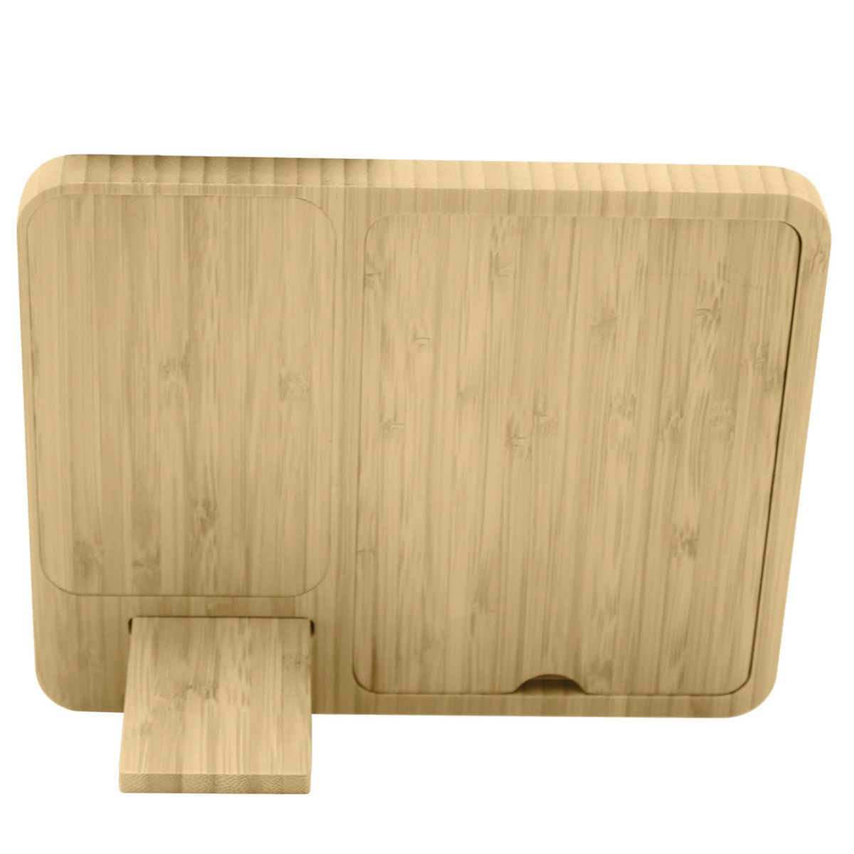 Bamboo Wireless Charger & Photo Frame - Image 68c27959ba61d0475c9843dc