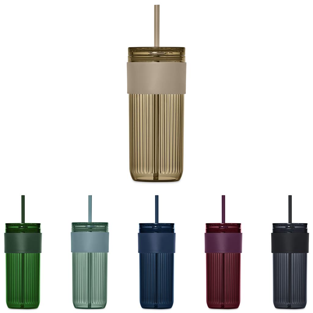 Mayfair Plastic Tumbler & Straw – 650ml - Image 68e4d5e3c52289022f5b882d