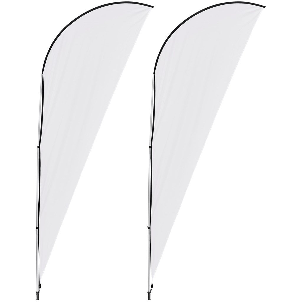  2m Sharkfin Flying Banner (Set of 2) - Image 68efa8676fc4222c218052cb