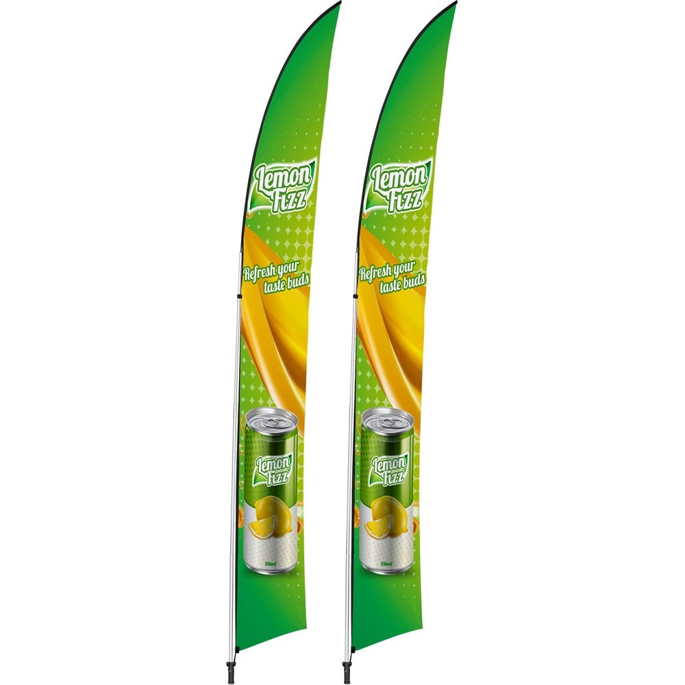 4m Arcfin Flying Banner (Set of 2)