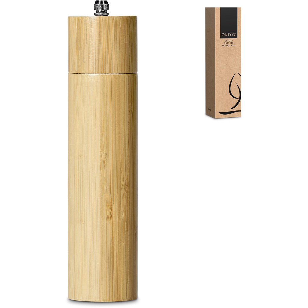 Shioki Bamboo Salt or Pepper Mill - Image 690aee7b50f0e40ebb0fbc08