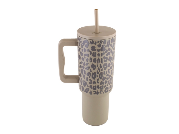 1200ml Leopard Print Travel Mug - Image 6a0c333d15cb38af415f5289